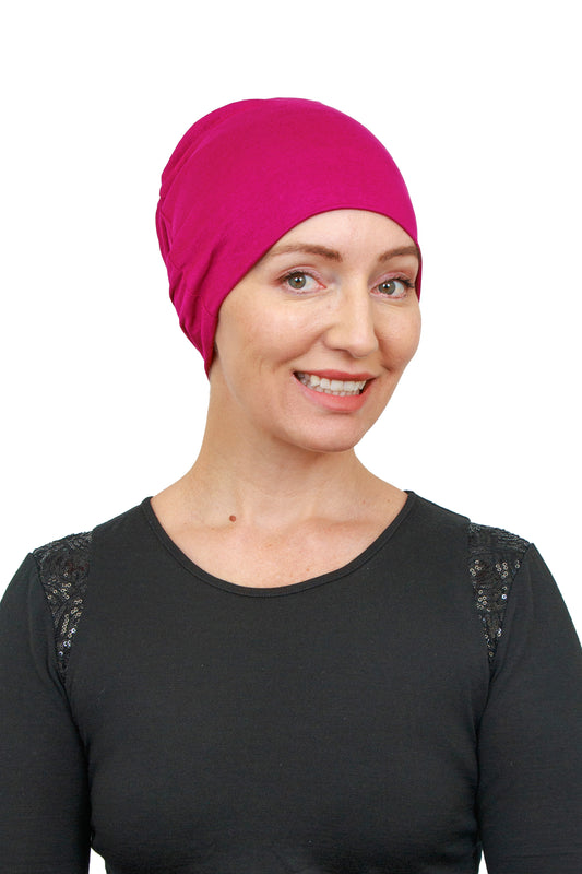 Mulberry Cancer Nightcap - Pink - Kaus Hats