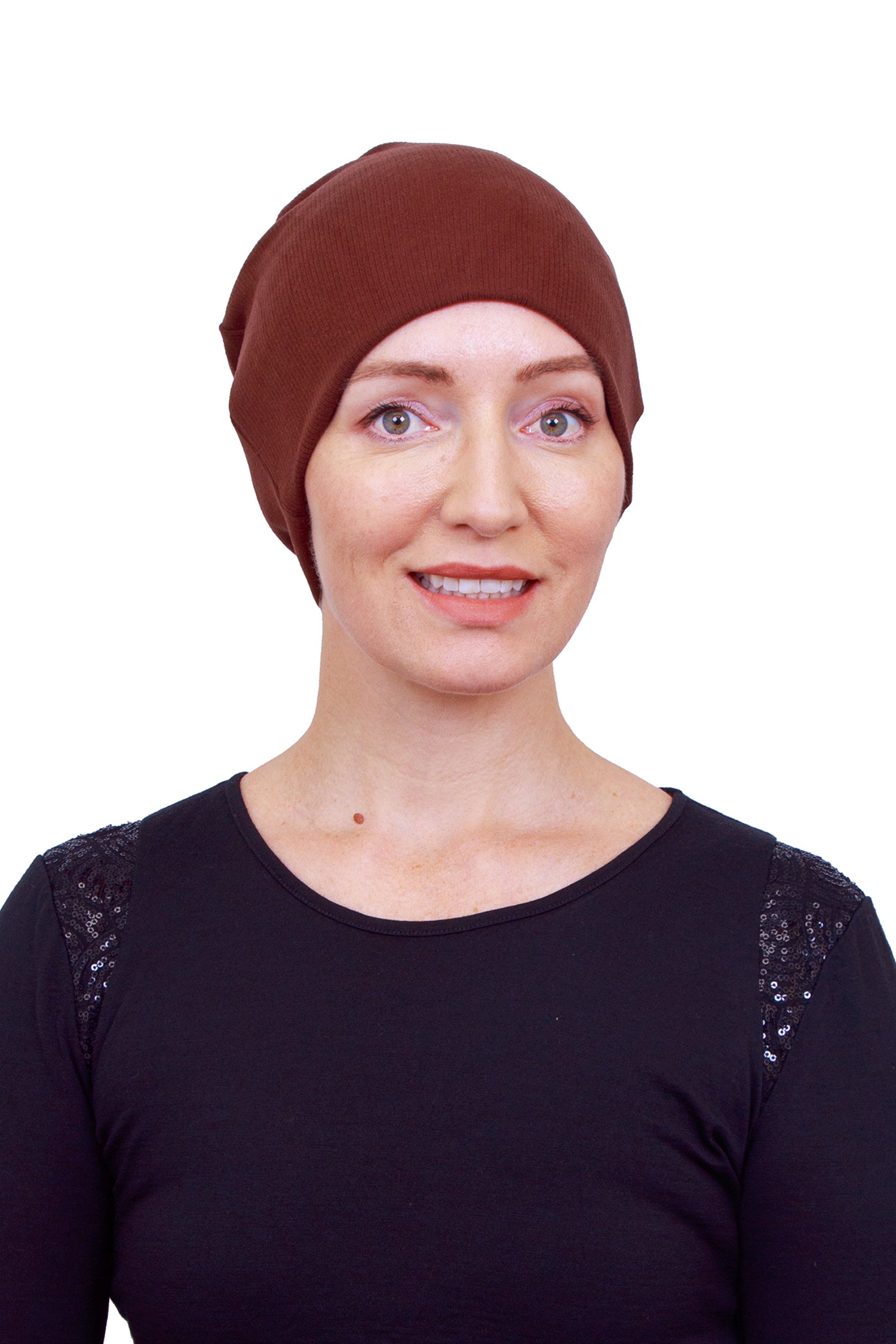 Coco Cancer Nightcap - Brown - Kaus Hats 1