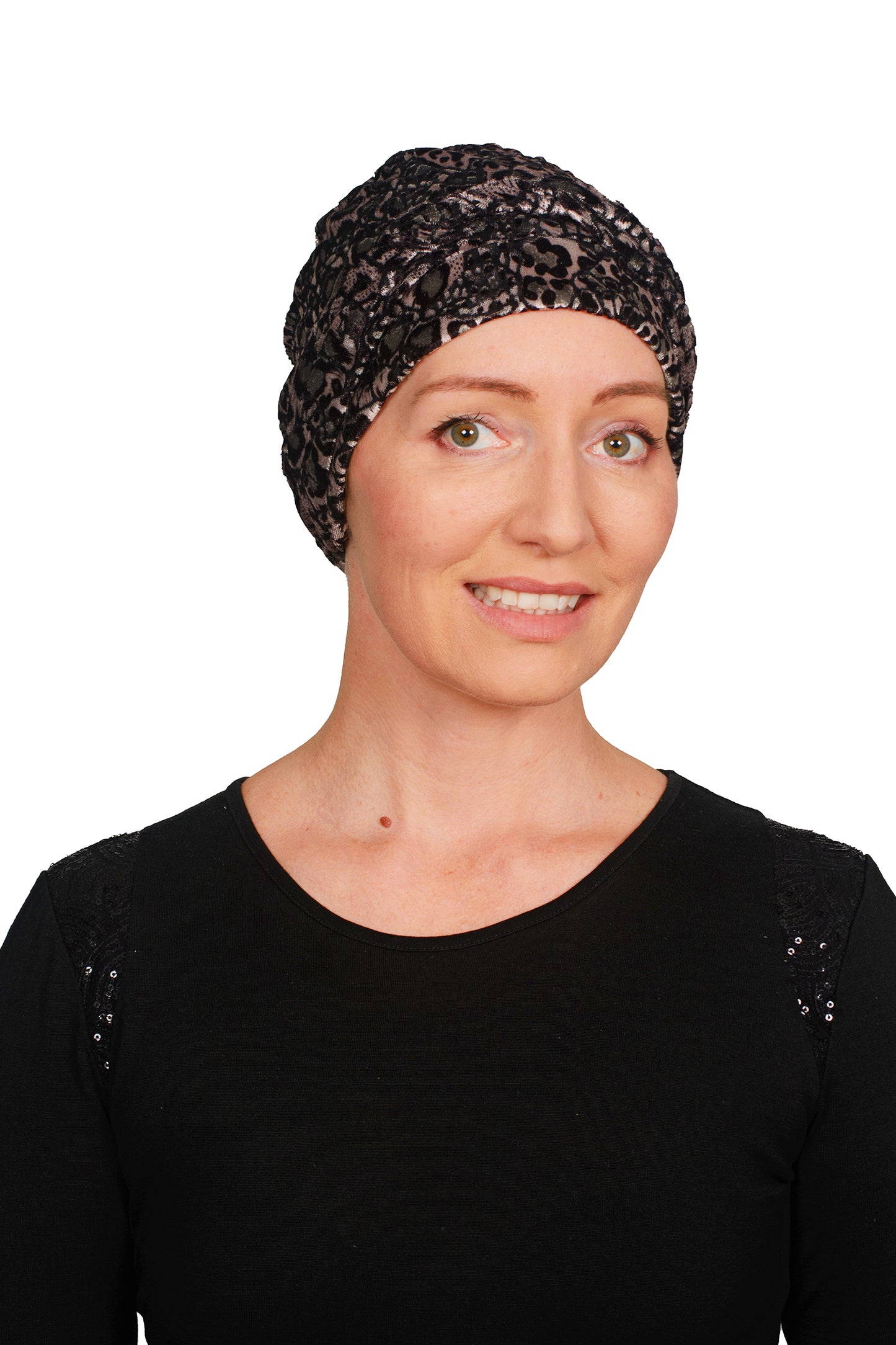 Deluxe Cancer Wrap n Twist Hat - Animal - Kaus Hats 1