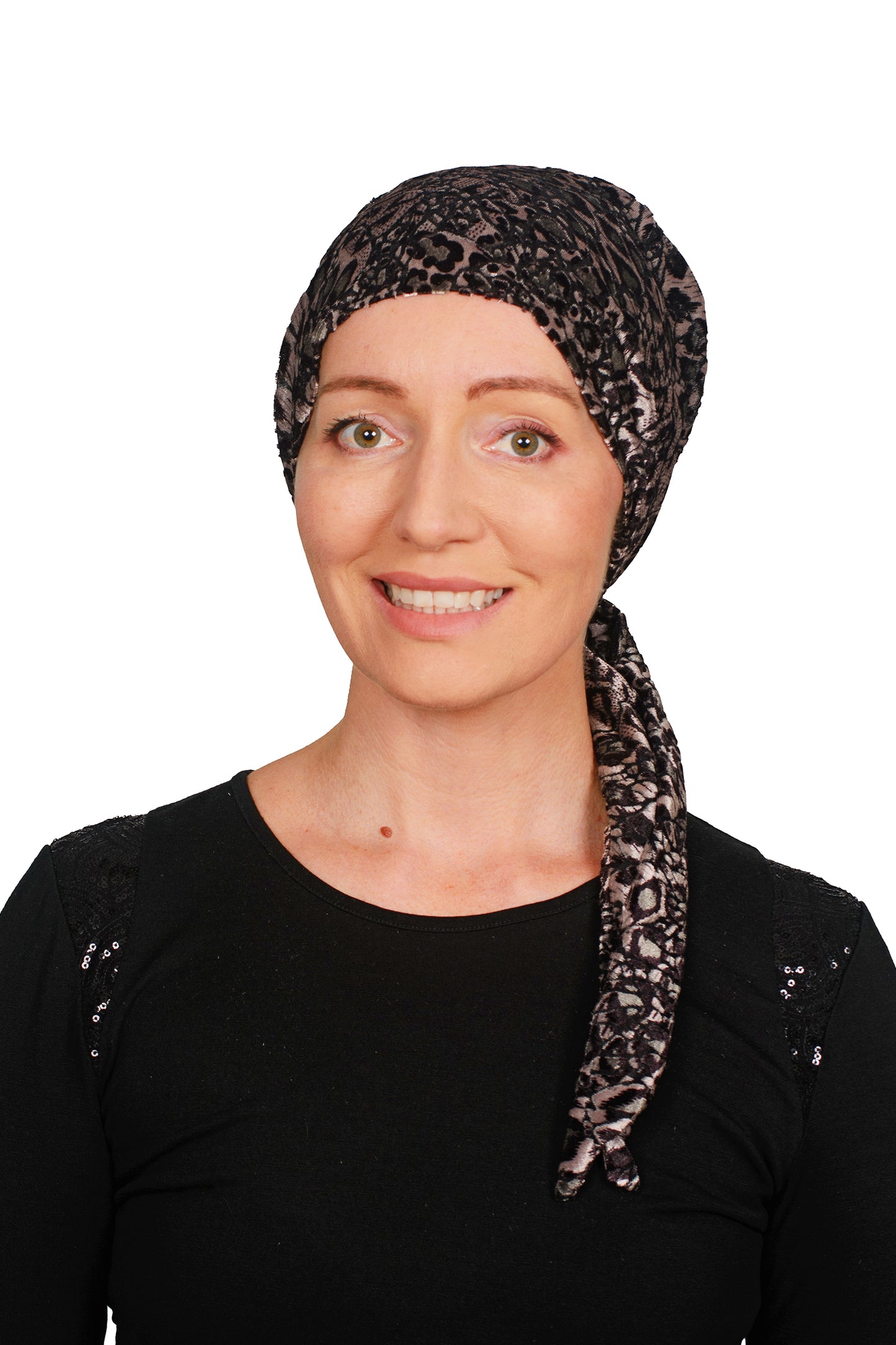 Deluxe Cancer Wrap n Twist Hat - Animal - Kaus Hats 2