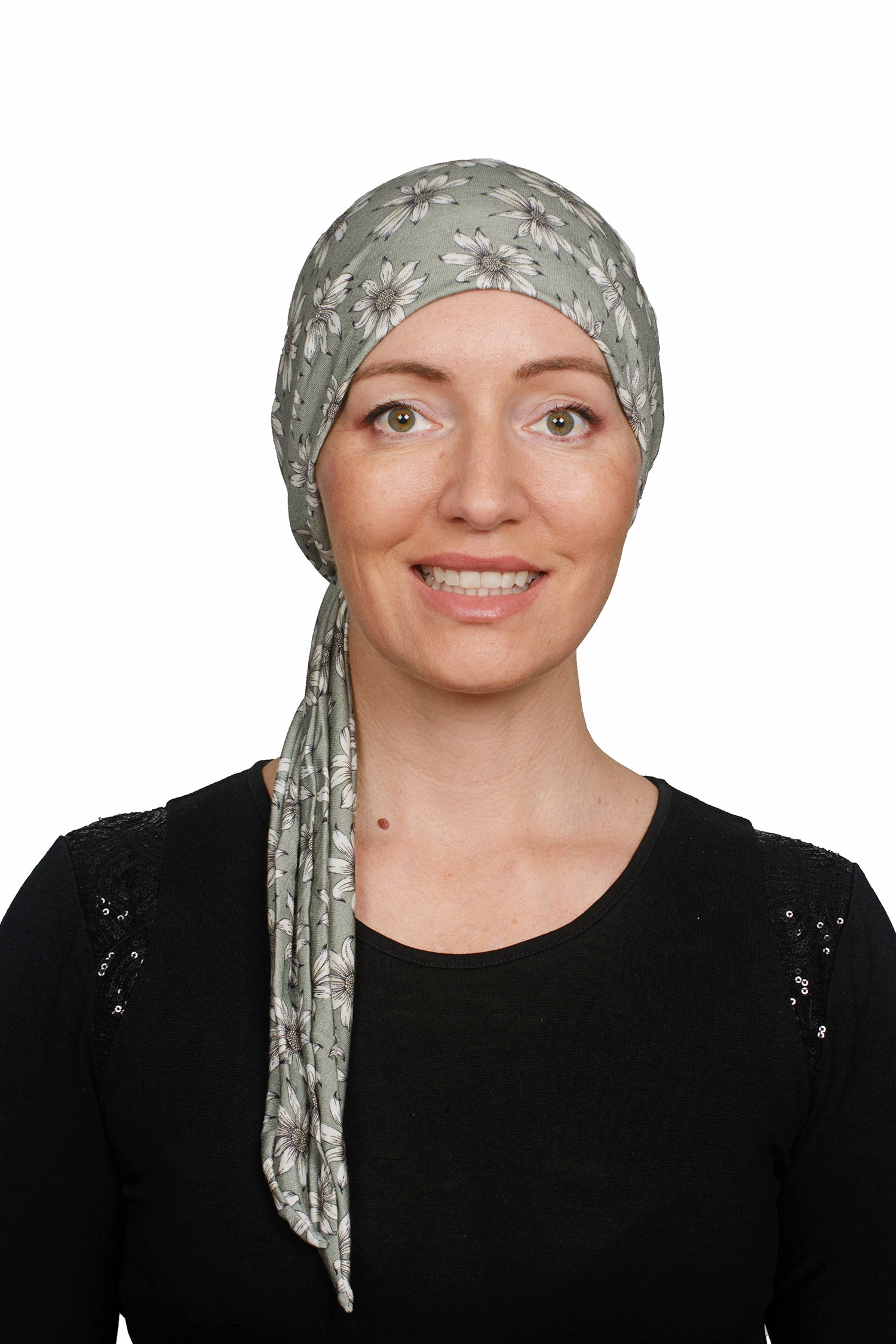 Dew Cancer Wrap n Twist Hat - Green - Kaus Hats2