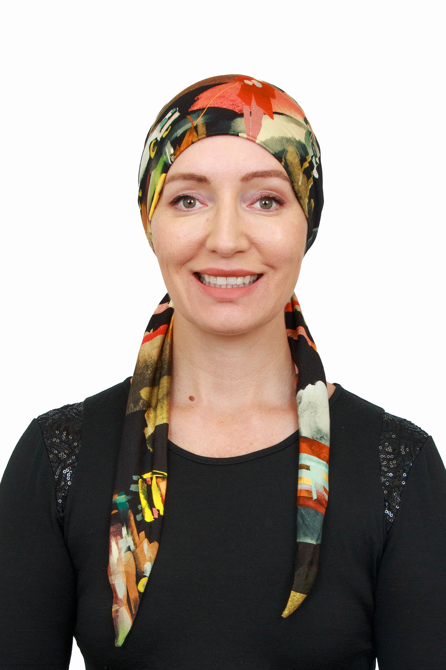 Drive Cancer Wrap n Twist Hat - Multi Colours - Kaus Hats 2