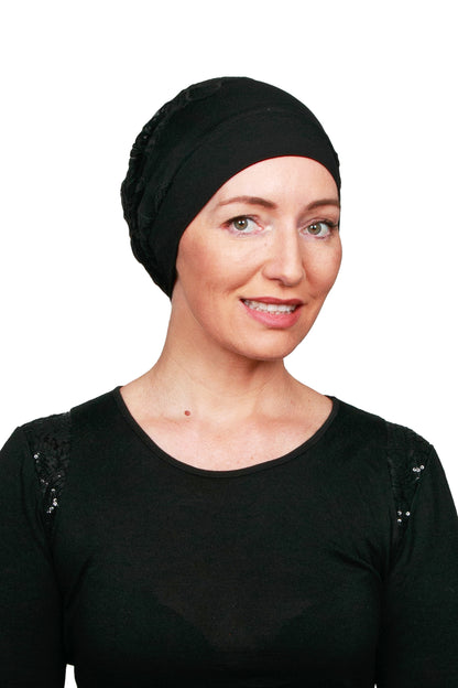 Flair Cancer Beanie - Black 1 - Kaus Hats