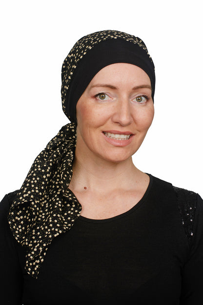 Libertie Attached Scarf Hat