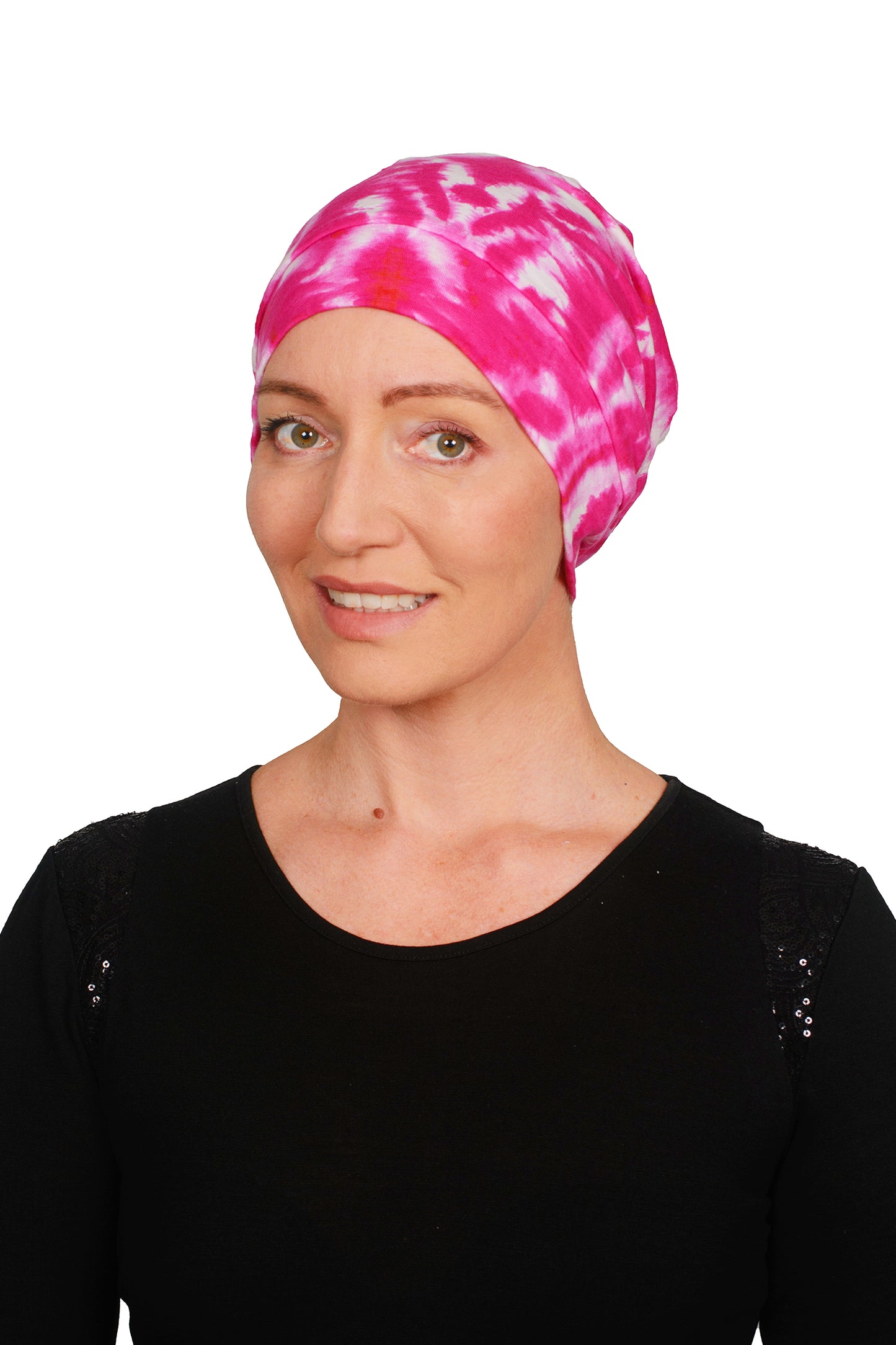 Maia Cancer Beanie - Pink - Kaus Hats1