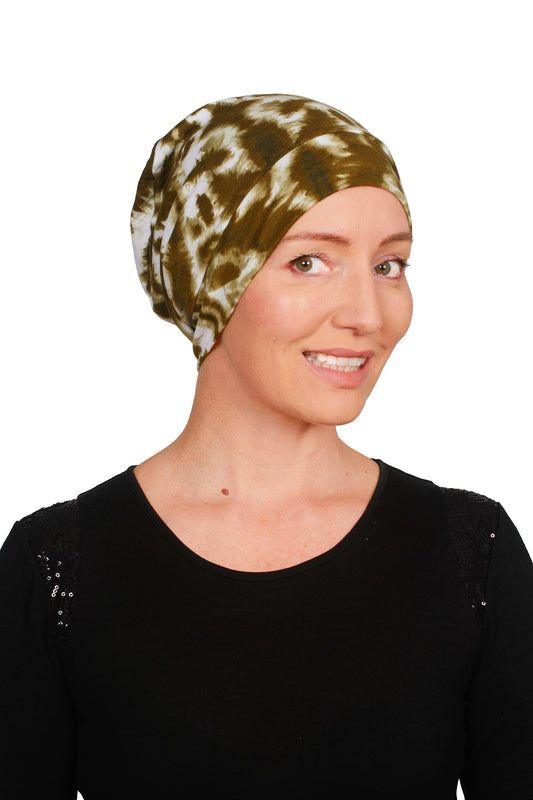 Olive Cancer Beanie - Green - Kaus Hats