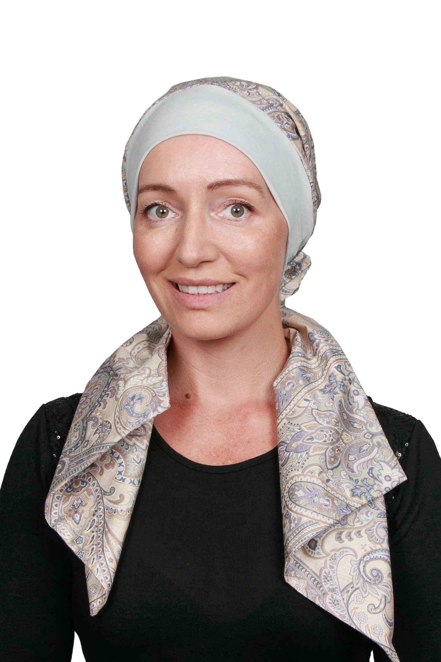 Pastel Attached Scarf Hat