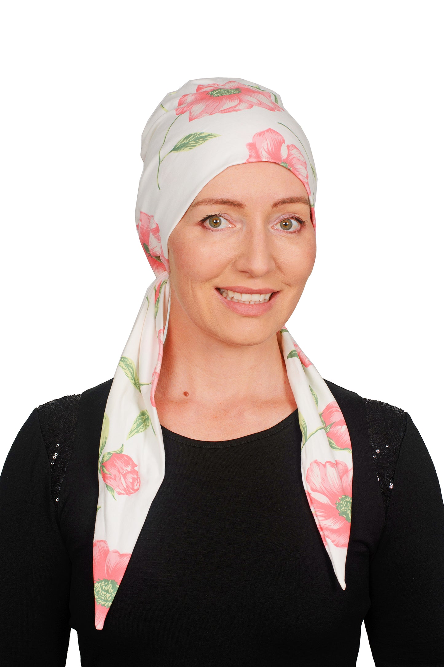 Powder Pink Cancer Wrap n Twist Hat - Pink - Kaus Hats