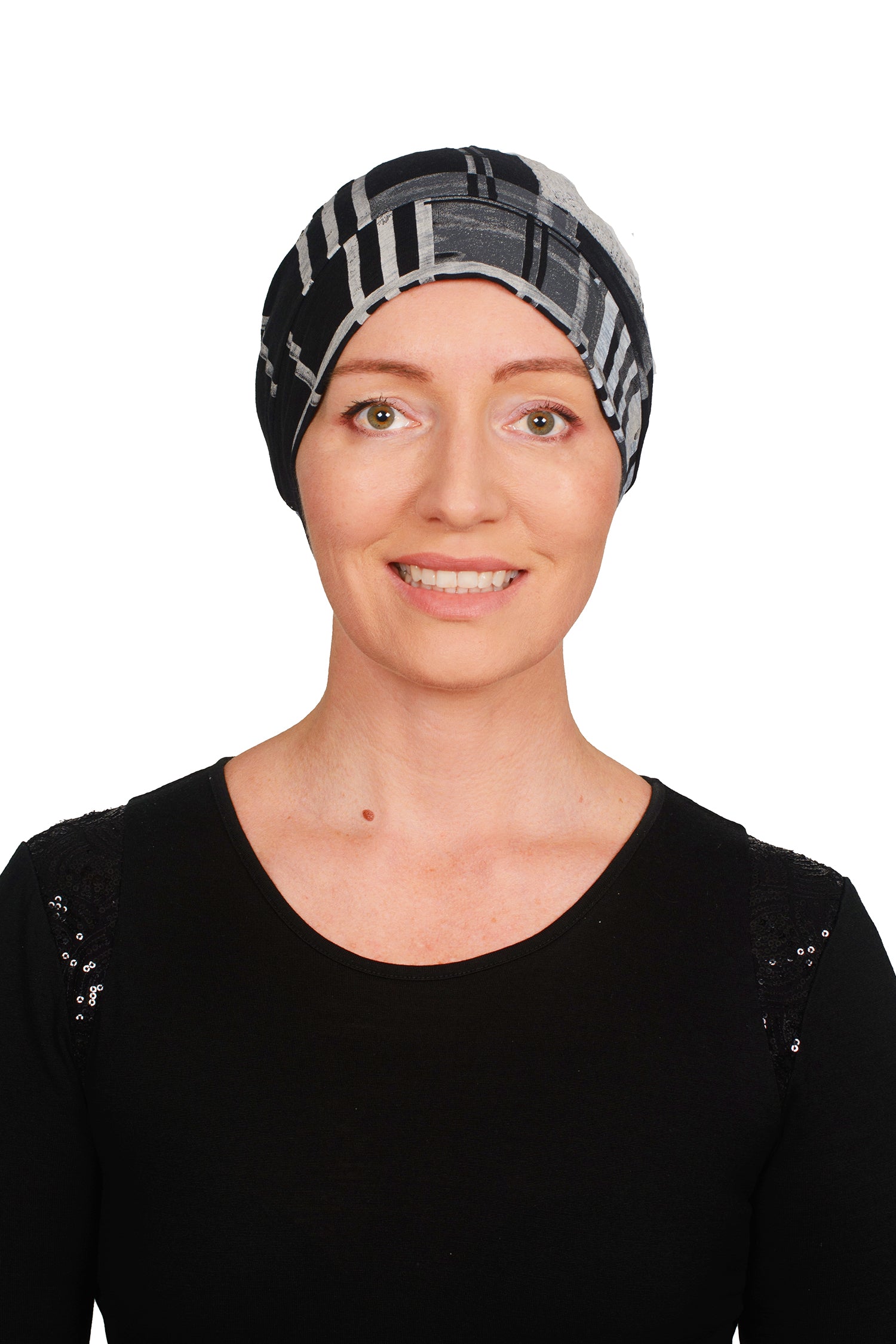 Starlight Cancer Beanie - Black Cream - Kaus Hats1