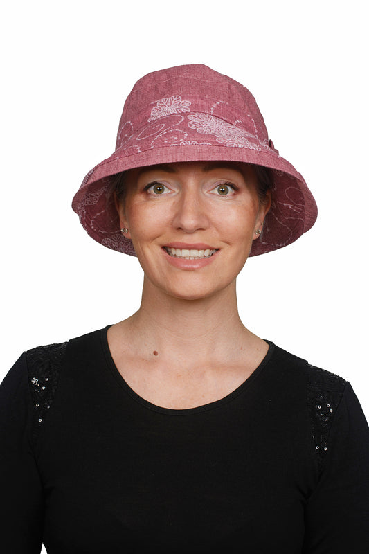 Sunlit Plum Cancer Hat - Plum - Kaus Hats