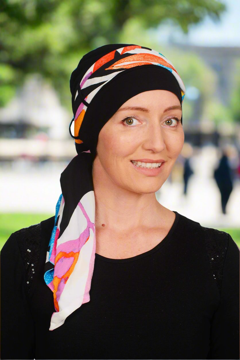 Tropics Cancer Scarf Hat - Multi - Kaus Hats1